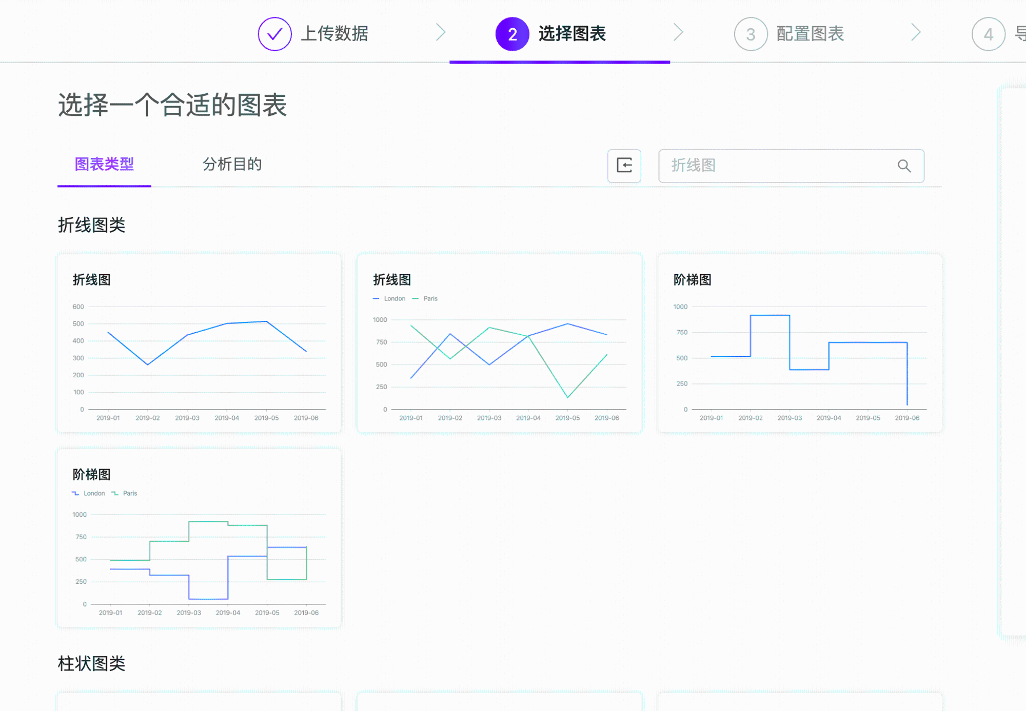 按图表类型生成图表