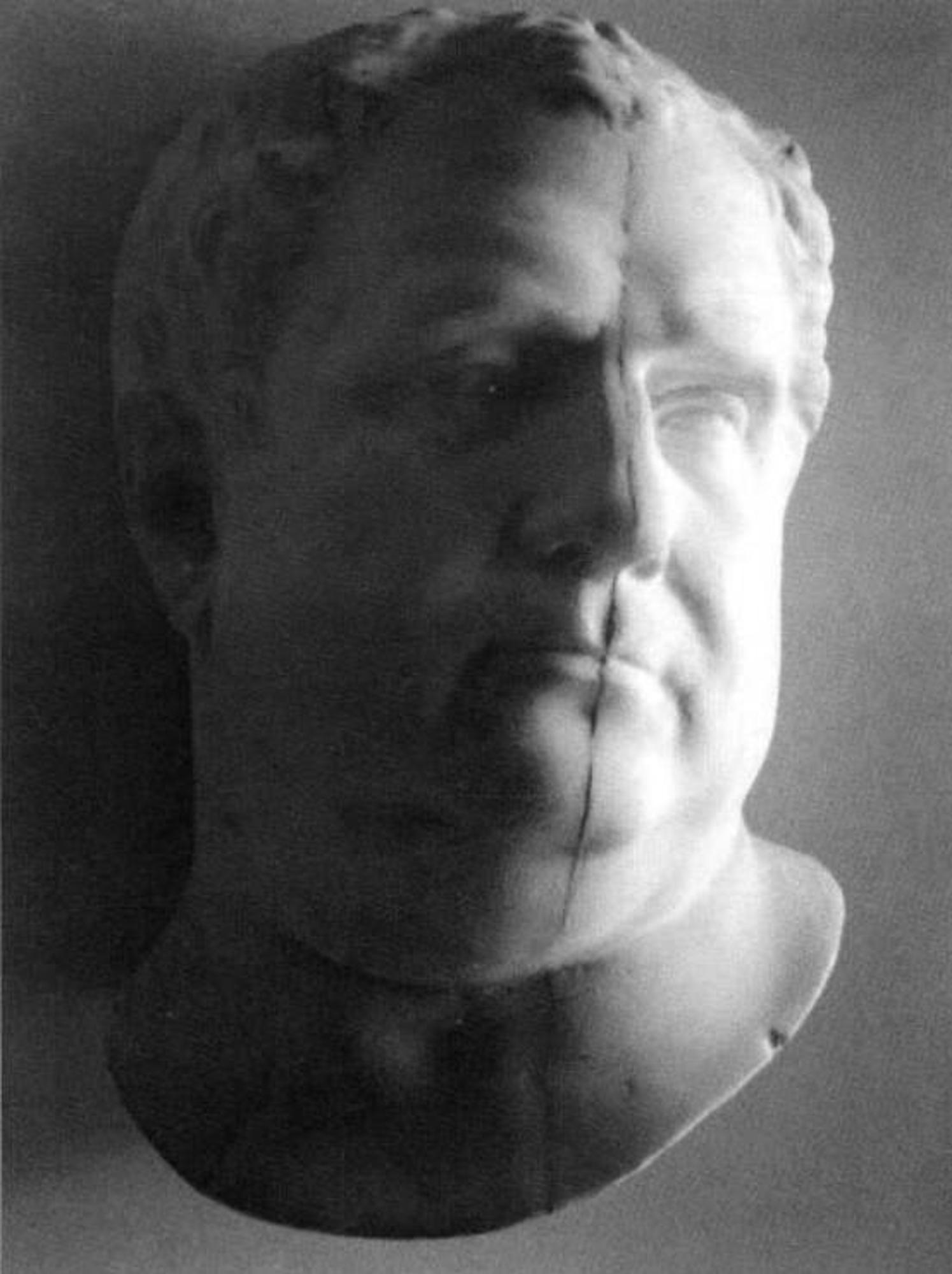 罗马王石膏像照片