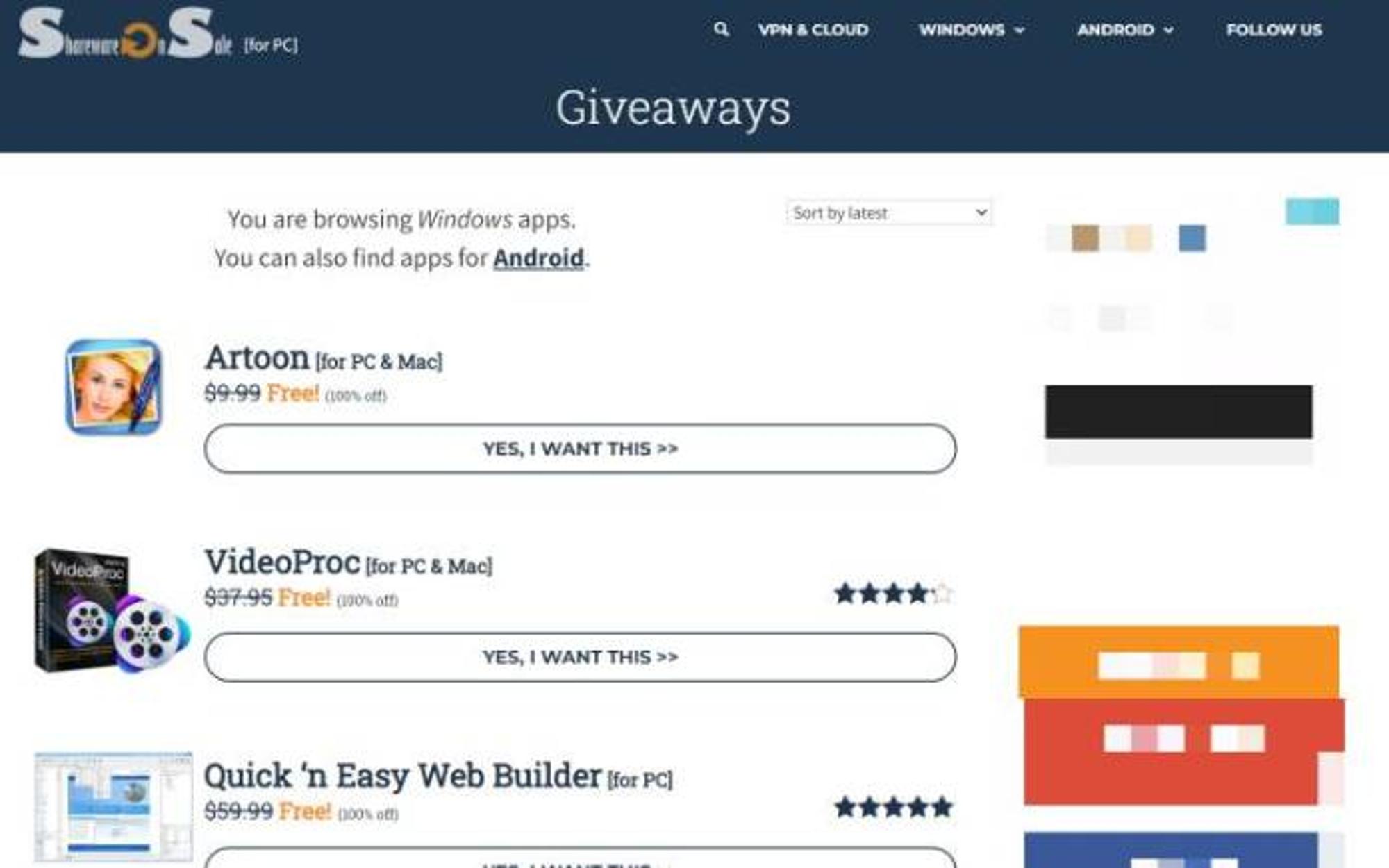 sharewareonsale - 下载破解软件的网站