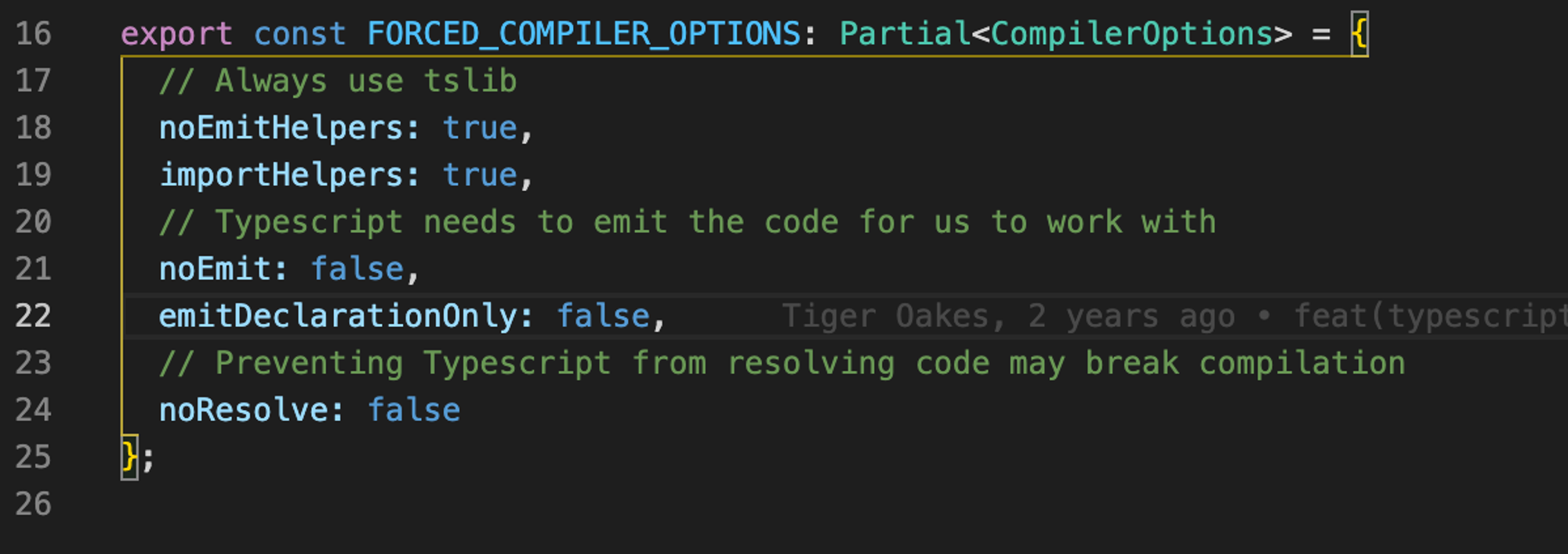 FORCED_COMPILER_OPTIONS