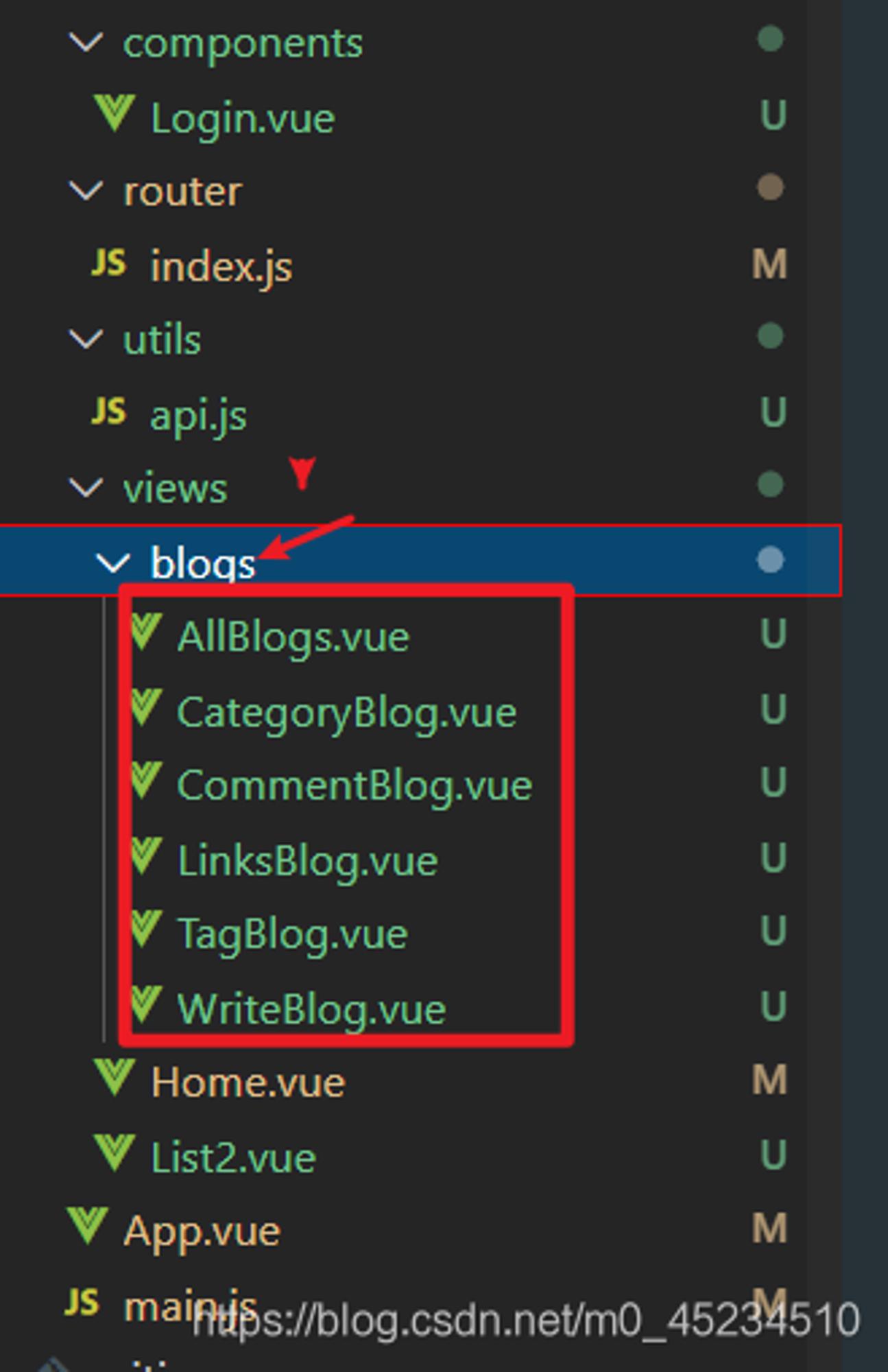 springbootvuemybatisplus博客二完成登录的前后端对接完善左侧菜单栏