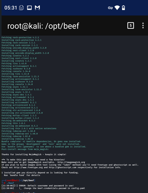 图片[16]-如何在Android手机的Termux-X FOR Kali NetHunter环境中安装BeEF-XSS并内网穿透-X黑手网