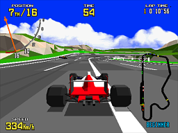 Virtua Racing是真正的多边形 3D 图形的早期示例