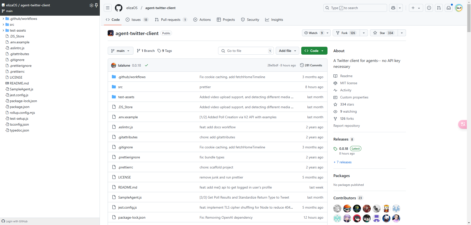 elizaOS agent-twitter-client：一款无需API密钥的Twitter客户端- mdnice 墨滴