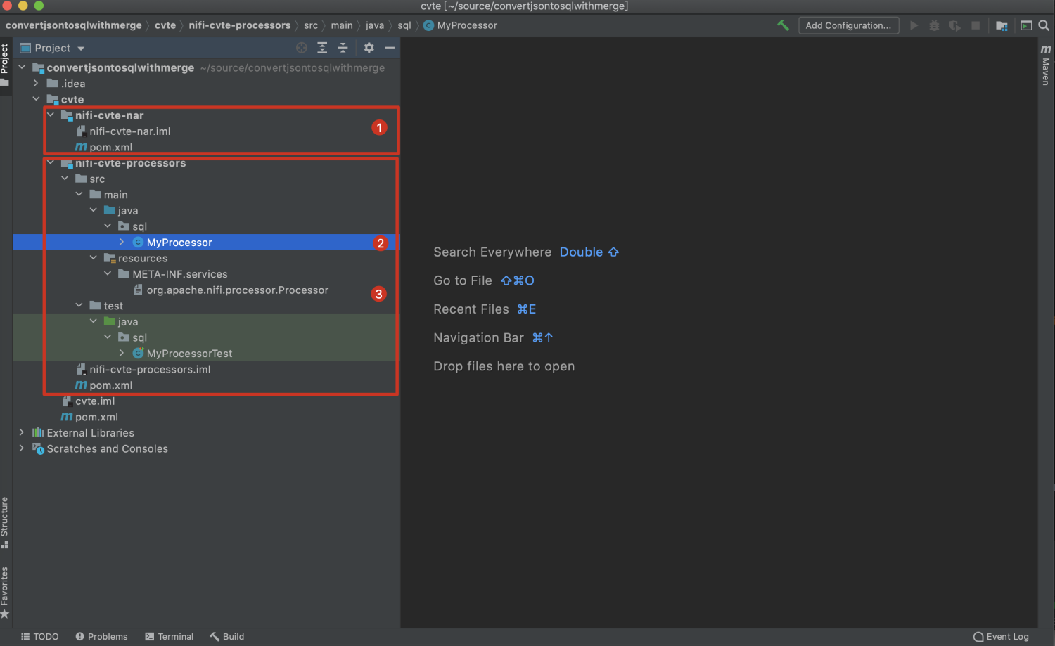 nifi-convertjsontosql-oracle-merge-mdnice