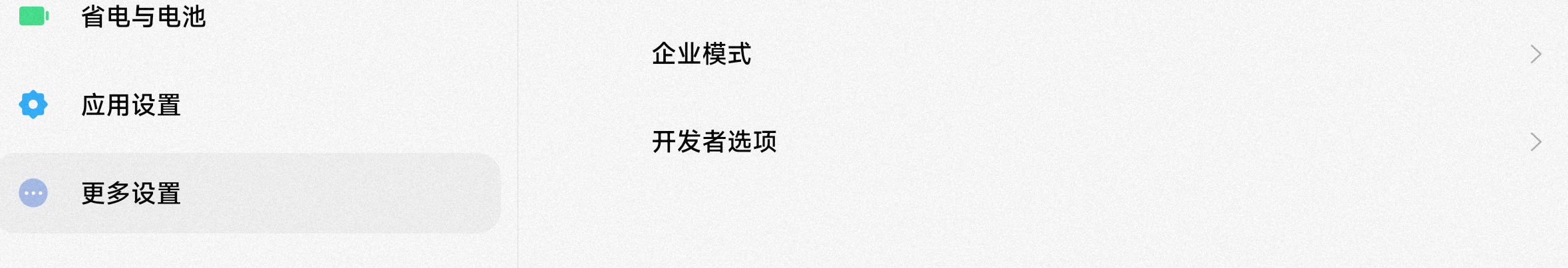 开发者选项