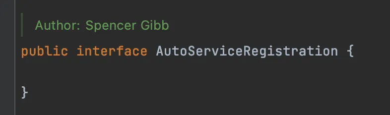 AutoServiceRegistration