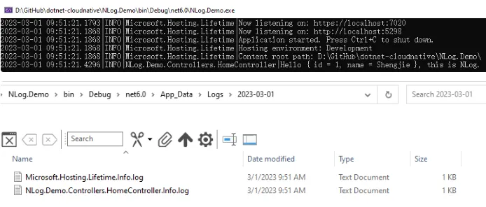 .NET 使用NLog增强日志输出