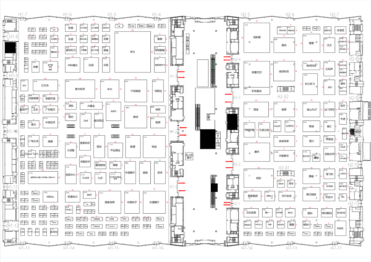 WAIC 2024全部展台一览