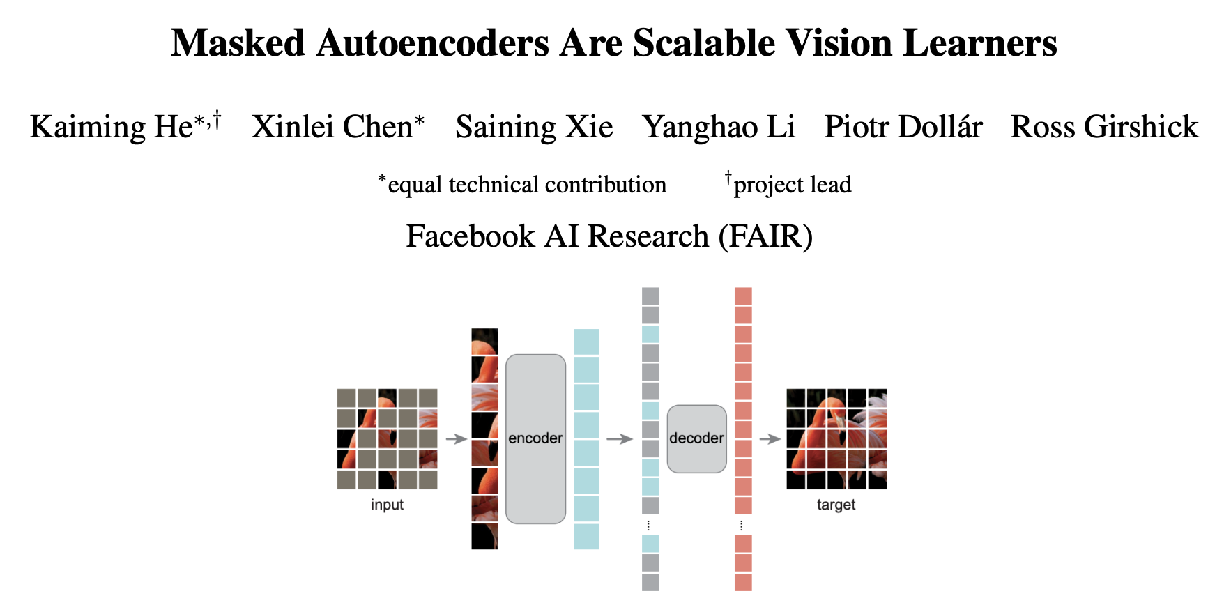 MAE CVPR2022