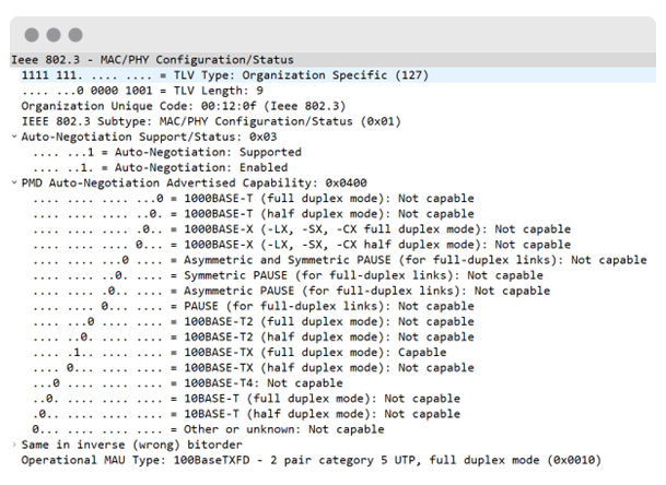 Wireshark 实际抓包报文