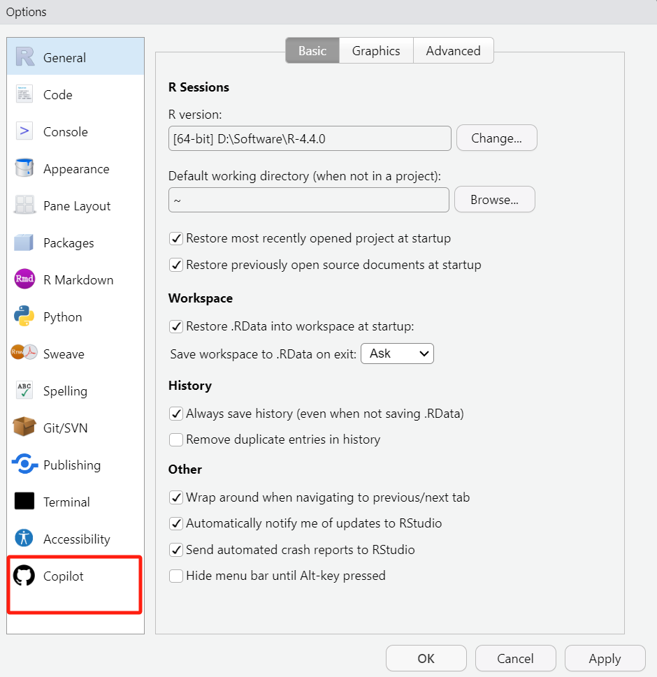 使用Copilot自动在Rstudio中写代码，提高效率！ - mdnice 墨滴