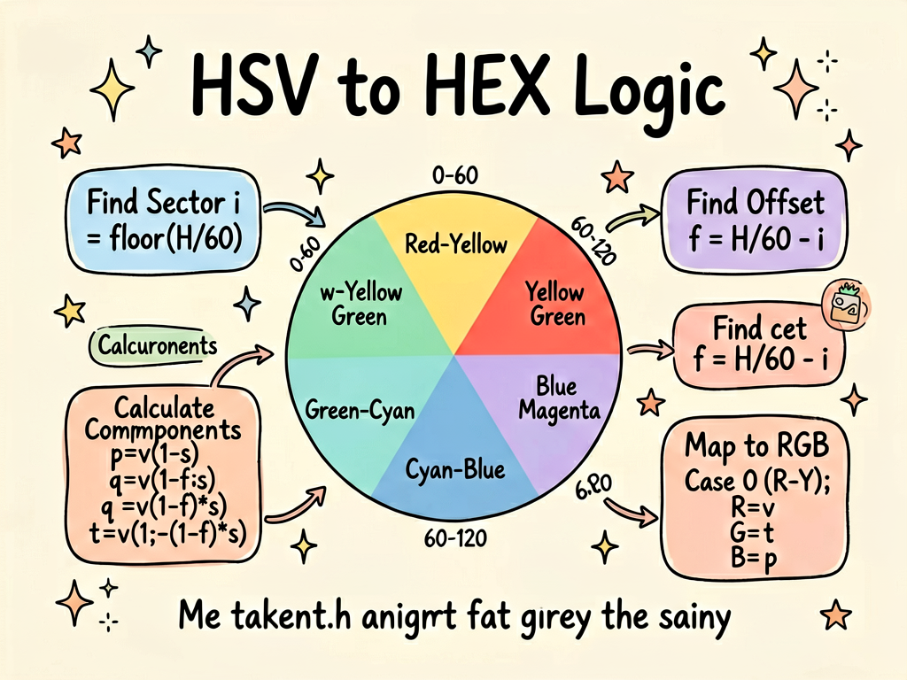 Single-page hand-drawn educational infographicin