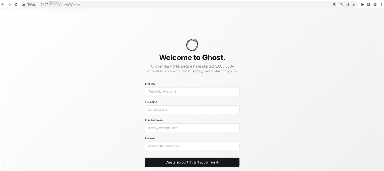 在阿里云服务器中搭建一个 Ghost 博客