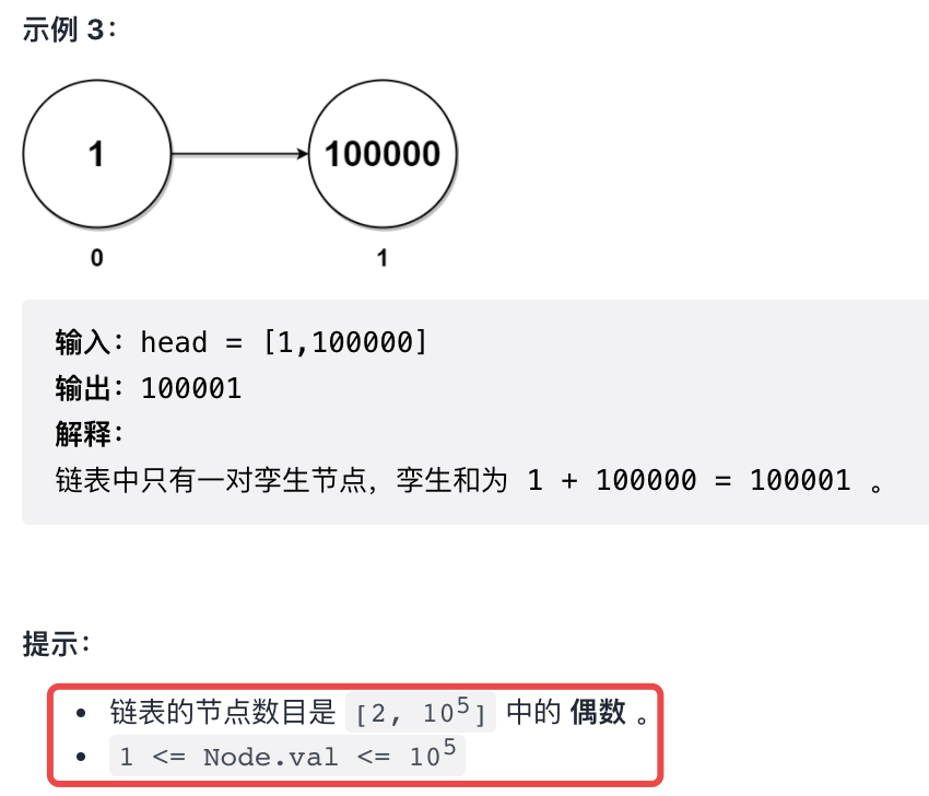 Javascript 2130 Maximum Twin Sum Of Linked List Algorithm leetode